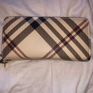 Plaid wristlet